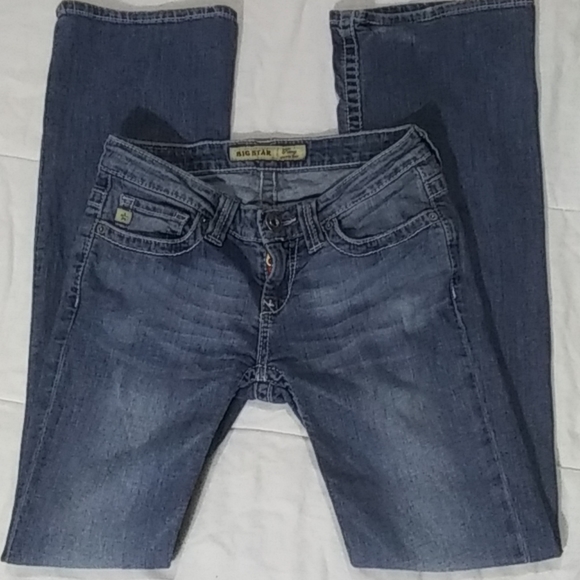Big Star Remy Low Rise Boot 25R Stretchy Jeans - Picture 1 of 8